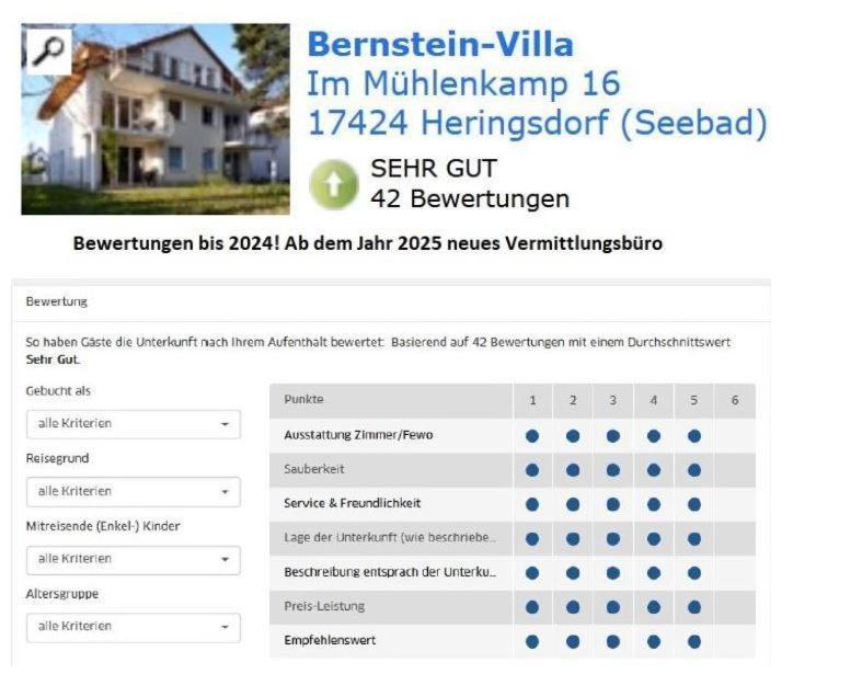 Bernstein-Villa Eg 4 Heringsdorf (Usedom) Exterior foto